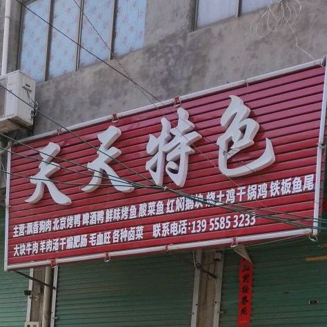 天天特色飘香狗肉北京烧鸭
