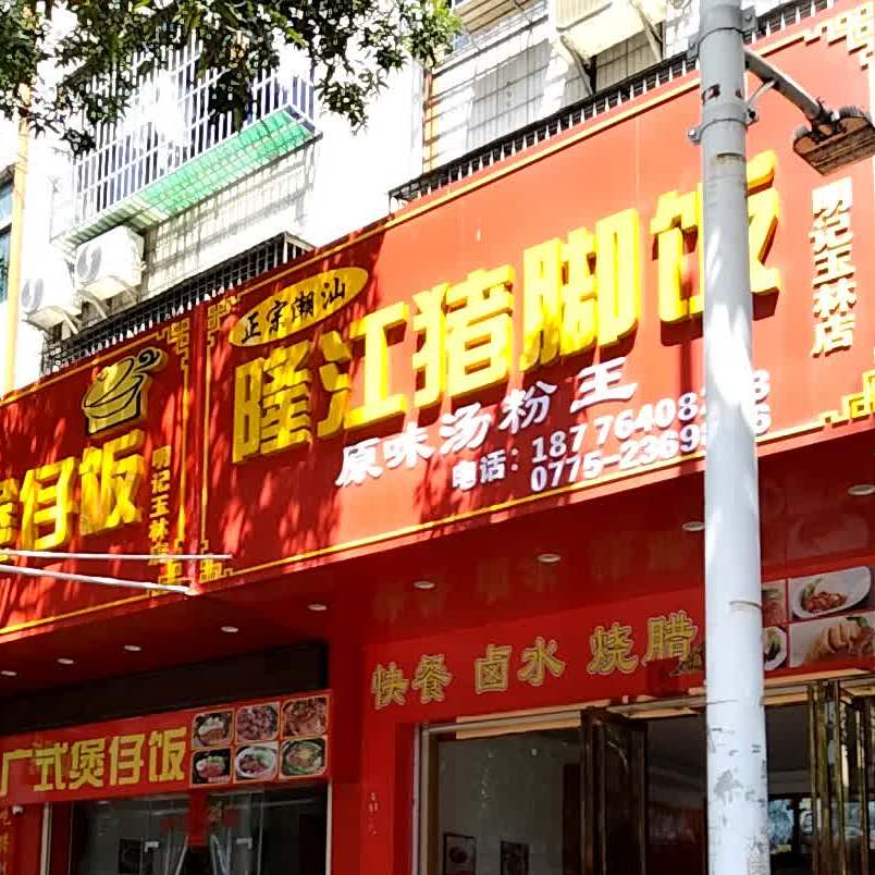 正宗潮汕隆江猪脚饭原味汤粉王(明记玉林店)