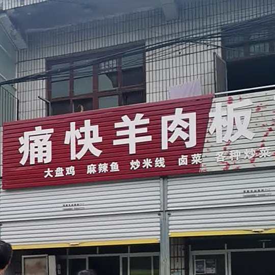 痛快羊肉拌面