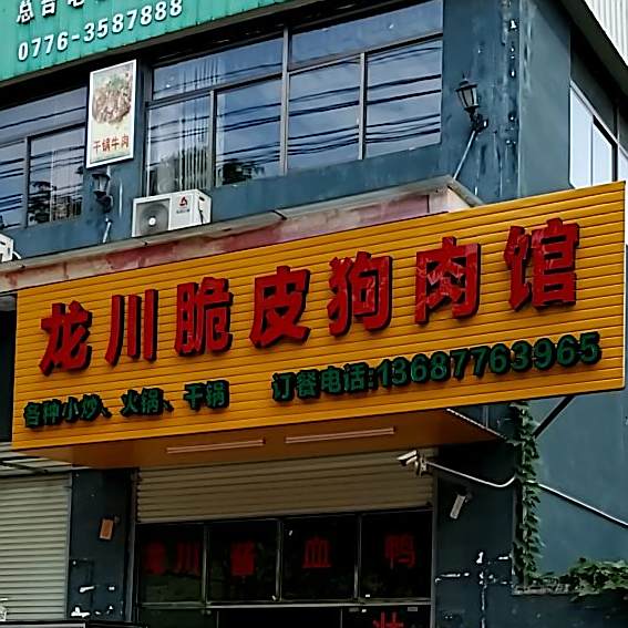 龙川脆皮狗肉管