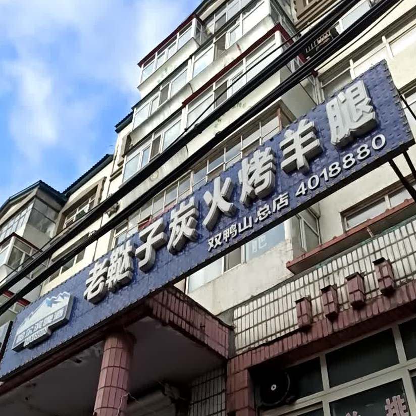 老鞑子炭火烤羊腿(双鸭山总店)