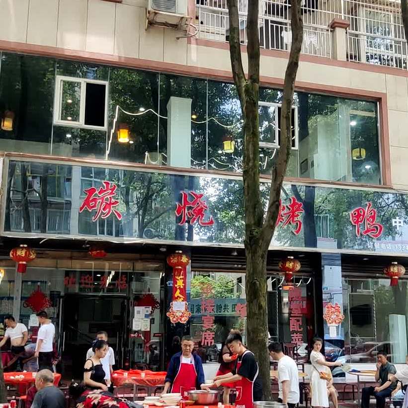 碳烤烧鸭